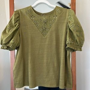 LOFT Eyelet Top